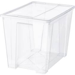 IKEA SAMLA Transparent Förvaringslåda 65L