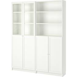 IKEA BILLY/OXBERG White Bokhylla 202cm