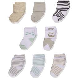 Luvable Friends Baby Terry Socks 8-pack - Owl