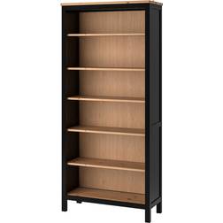 IKEA HEMNES Black/Brown/Light Brown Bokhylla 197cm