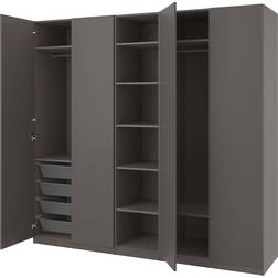 IKEA Pax Forsand Dark Grey Garderob 250x236.4cm