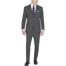 DKNY Men's Modern-Fit Stretch Suit Separate Pants Charcoal Charcoal