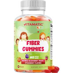 Vitamatic Vitamatic Kids Prebiotic Fiber Gummies for Sugar