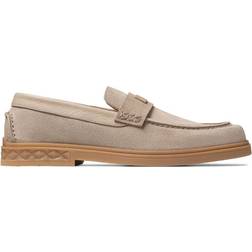 Jimmy Choo Josh Driver Suède Loafers - Beige