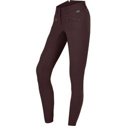 Waldhausen E.L.T Reithose Hella High Waist Silikon Vollgrip - Marron