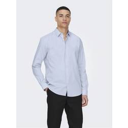 Only & Sons Ensfarvet Slim Fit Skjorte