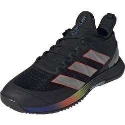 adidas Men's Adizero Ubersonic Tennis Shoes Black/Silver/Red