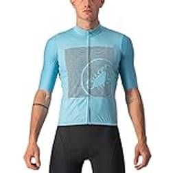 Castelli Bagarre Short Sleeve Cycling Jersey SS22 Celeste Savile Blue