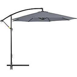 OutSunny 3m Garden Banana Parasol Cantilever Umbrella