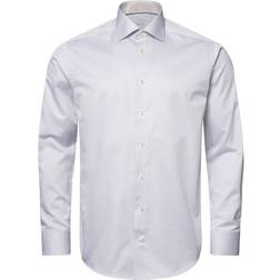 Eton Signature Twill Floral Contrast Details Shirt - Grey