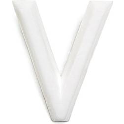 Habo Bokstav V 1002 Vit, 10st, 22996