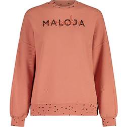 Maloja ZorteaM Bubble Sweatshirt Rosewood rosa