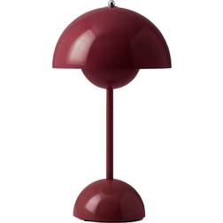 &Tradition Flowerpot VP9 Dark Plum Table Lamp 11.6"