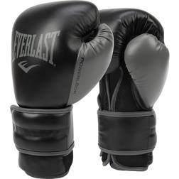 Everlast PowerLock2 träningshandske oz svart/grå