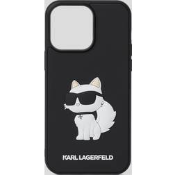 Karl Lagerfeld KLHCP14L3DRKHNK iPhone 14 Pro 6.1 czarny/black hardcase Rubber Choupette 3D