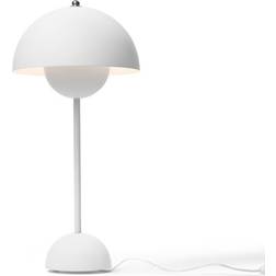 &Tradition Flowerpot VP3 Glossy White Bordslampa 50cm