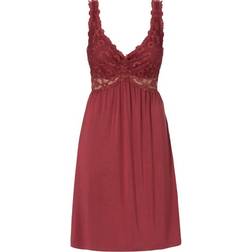 Trofé Lace Nightdress - Rood/Bruin