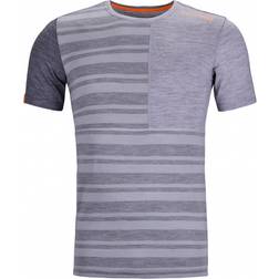 Ortovox 185 Rock'N'Wool Short Sleeve Merino base layer XXL, grey