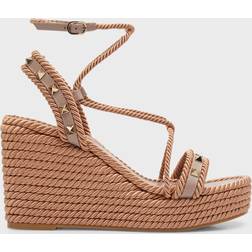 Valentino Garavani Rockstud Espadrille Sandals - Brown