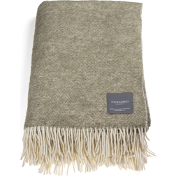 Stackelbergs Wool Plaid Olive & Offwhite Filt Grön (170x130cm)