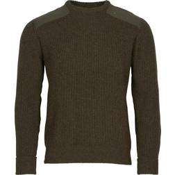 Pinewood Lapland Rough Sweater - Mossgree Melange