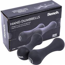 Bench 5kg Neoprene Hand Dumbbells Black One Size