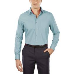 Van Heusen Men's Dress Shirt Fitted Poplin Solid - Mist