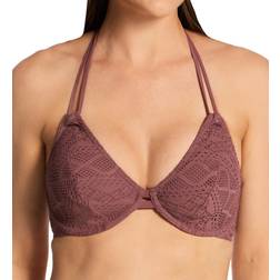 Freya Sundance Bandless Halter Bikini Top - Brown