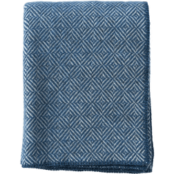 Klippan Yllefabrik Diamonds Teppe Blå (180x130cm)