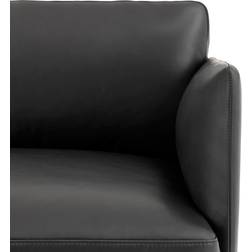 Muuto Outline Sofa Chaise Longue Left Brun Soffa