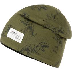 Maximo Kids Dino Beanie Hat - Olive