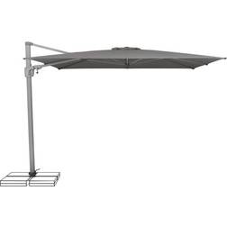 Glatz Suncomfort hængeparasol Sunflex stengrå/alu 300cm