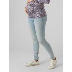 Mamalicious Ina Jeans - Hellblau/Graumeliert