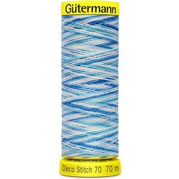 Gutermann Deco Stitch 9954 blå/turkos/vit
