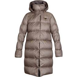 Canada Snow Sheila Long Down Jacket Women - Taupe