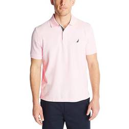 Nautica Men's Classic Short Sleeve Solid Polo Shirt, Cradle Pink