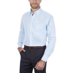 Van Heusen Men's Dress Shirt Regular Fit Pinpoint Stripe - Periwinkle