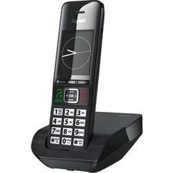 Gigaset Gigaset Comfort 552H Additional Handset Charger Elegant Cordless Phone for DECT Base Made in Germany Hands-Free Function Big Phone Book, Titanium-Black