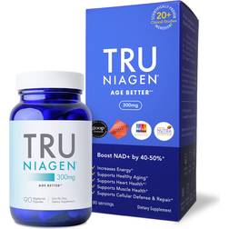 Tru Niagen Nicotinamide Riboside Chloride 300Mg 90 Veggie Caps