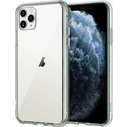 JeTech Skal för iPhone 11 Pro 5,8 Tums, Stötsäkert Stötfångarhölje, Anti-Rep Klar Baksida Midnattsgrön