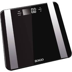 Sogo Báscula De Baño Eléctrica 150 kg Pantalla Lcd