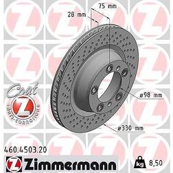 Zimmermann 460.4503.20 bremsscheibe porsche