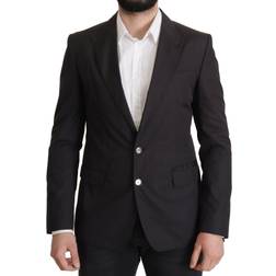 Dolce & Gabbana Black Single Breasted TAORMINA Breasted Blazer IT50