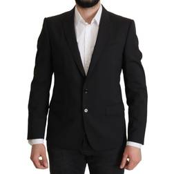 Dolce & Gabbana Black Single Breasted Jacket MARTINI Blazer IT50