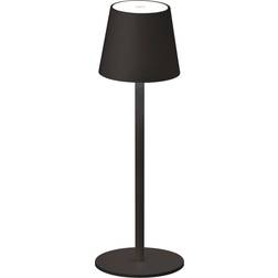 XXXlutz Tropea Sand Black Table Lamp 38cm