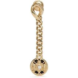 Balmain EMBLEM SINGLE PENDANT EARRING gold one