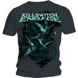 Killswitch engage battle band logo official mens grey t shirt