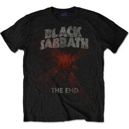 ROCK OFF Black sabbath 'the end skull shine' black t-shirt & official