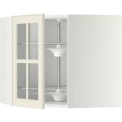 IKEA Metod White/Bodbyn Off-White Vitrinskåp 67.5x60cm