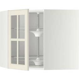 Ikea Metod White/Bodbyn Off-White Vitrinskåp 67.5x60cm